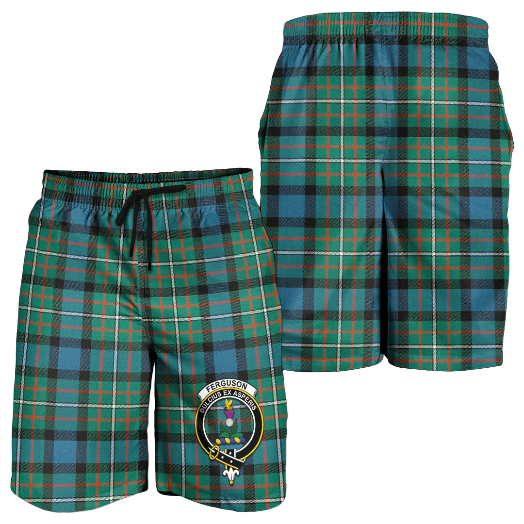 ferguson-ancient-tartan-mens-shorts-with-family-crest