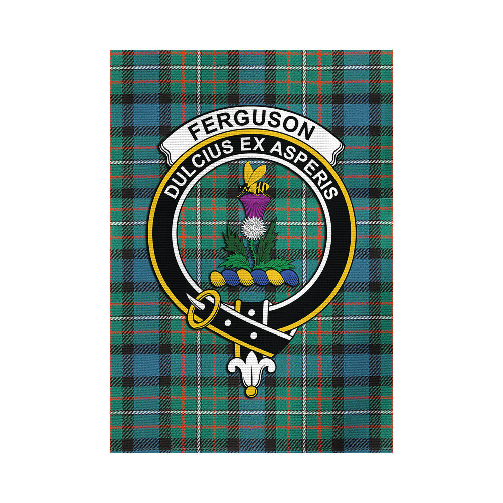 Ferguson (Fergusson) Tartan Flag with Family Crest - Tartan Vibes Clothing