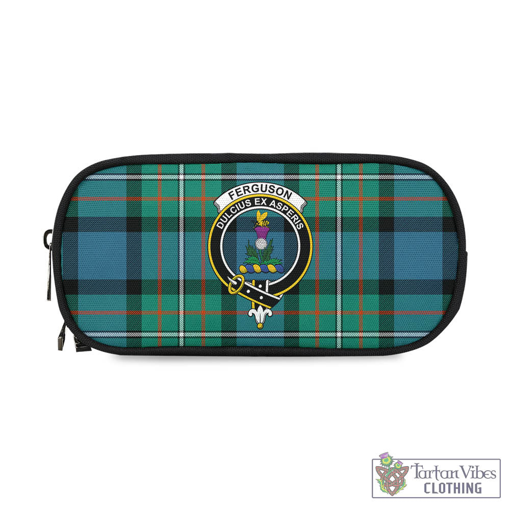 Tartan Vibes Clothing Ferguson Ancient Tartan Pen and Pencil Case with Family Crest