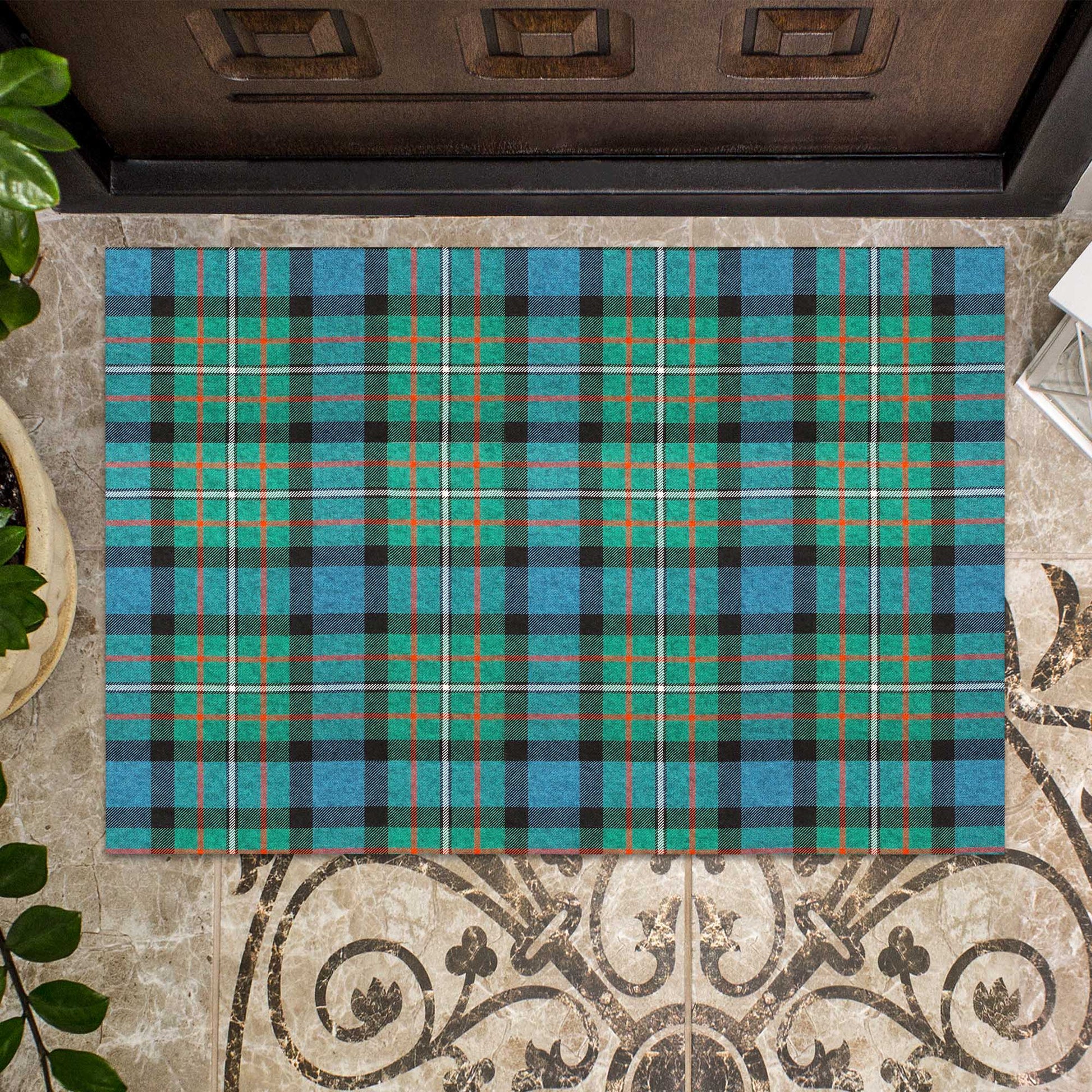 Ferguson Ancient Tartan Door Mat - Tartanvibesclothing