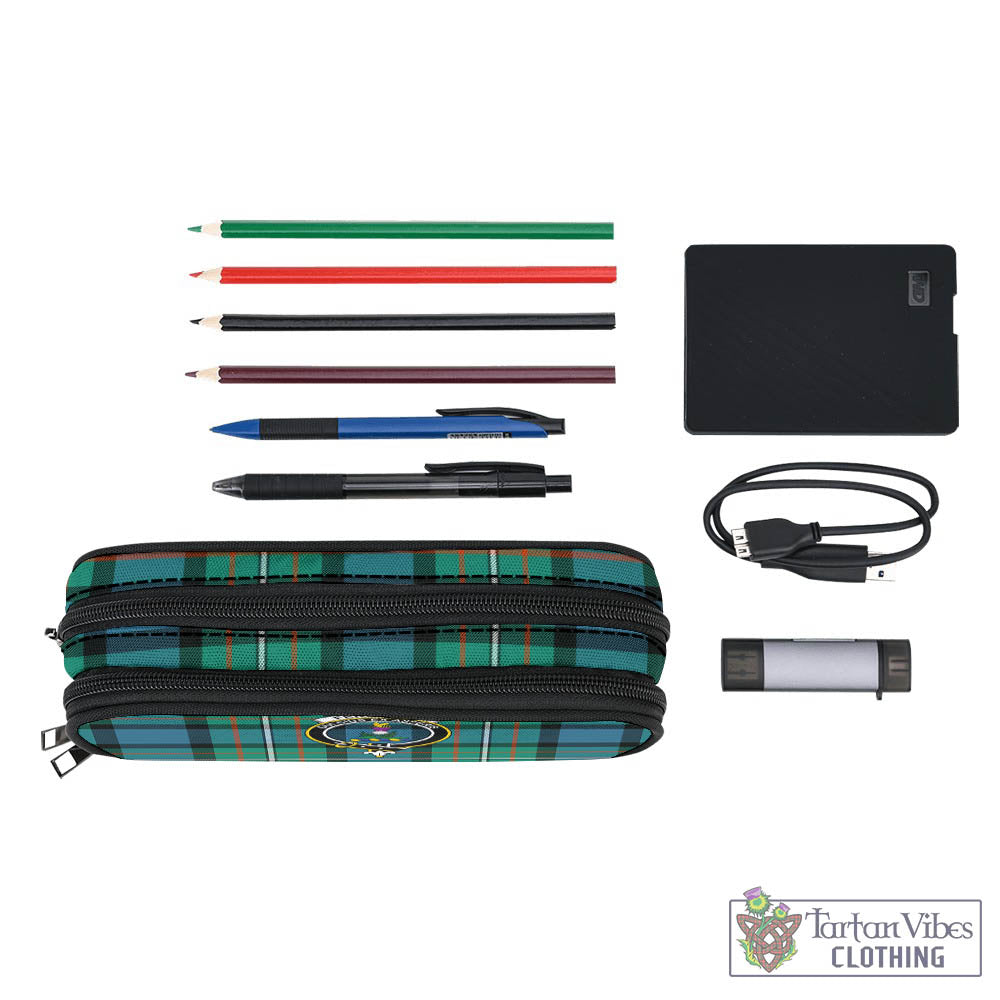 Tartan Vibes Clothing Ferguson Ancient Tartan Pen and Pencil Case with Family Crest