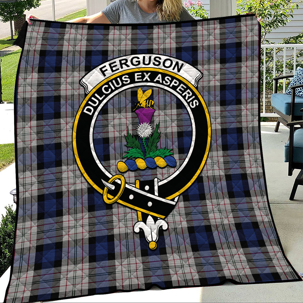 ferguson-dress-tartan-quilt-with-family-crest