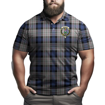Ferguson Dress Tartan Men's Polo Shirt with Family Crest