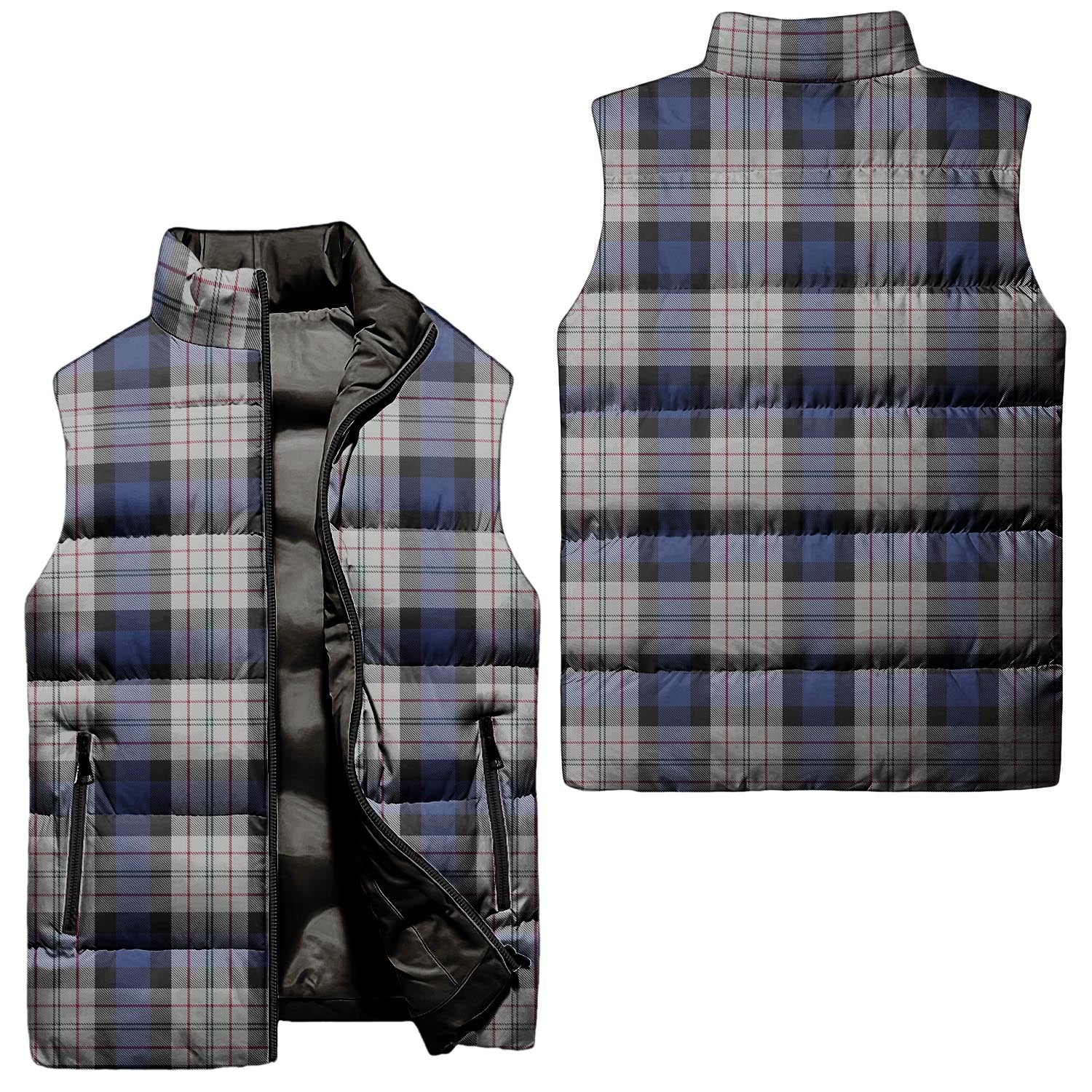 Ferguson Dress Tartan Sleeveless Puffer Jacket Unisex - Tartanvibesclothing