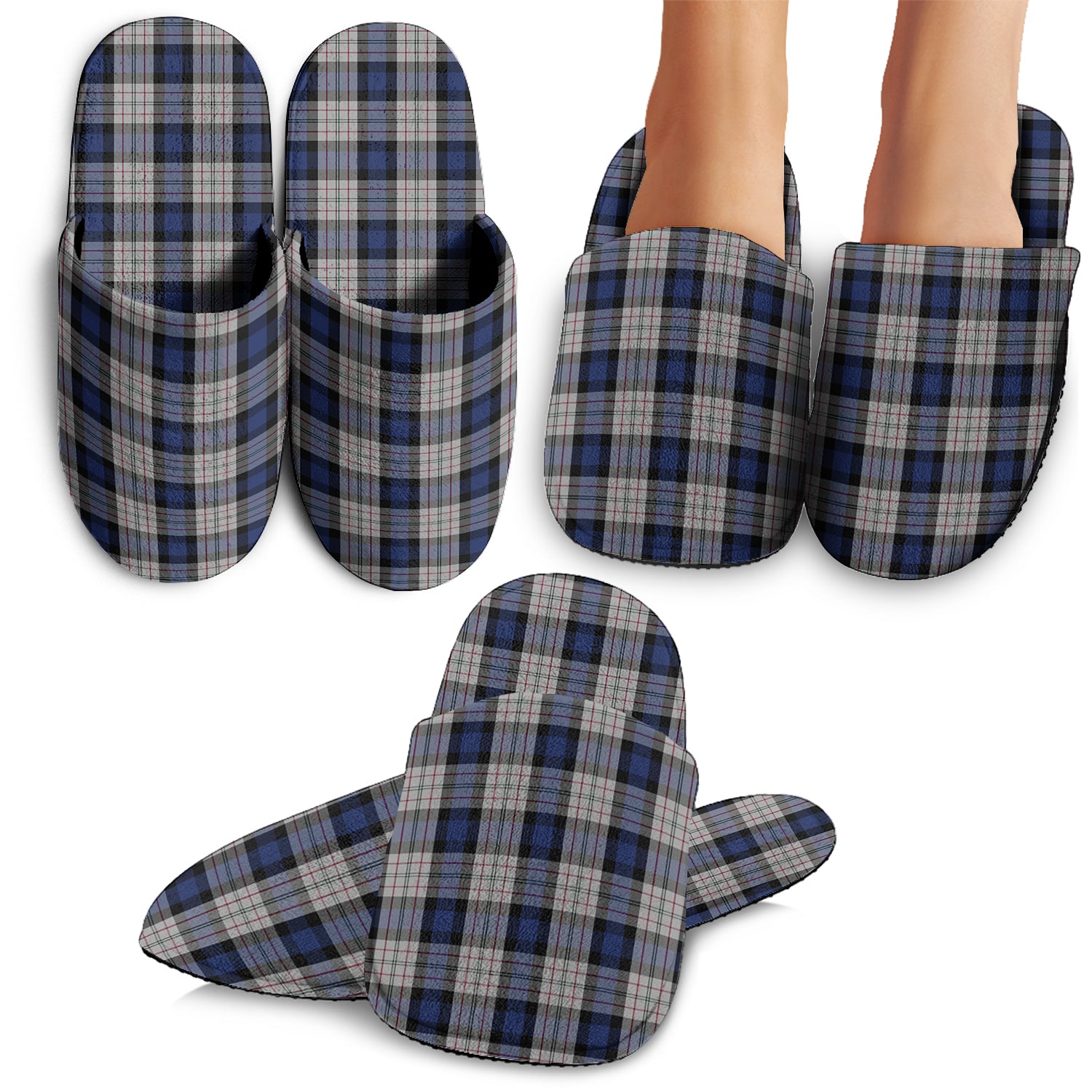 Ferguson Dress Tartan Home Slippers - Tartanvibesclothing