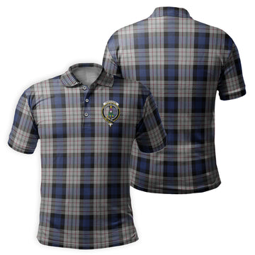 Ferguson Dress Tartan Men's Polo Shirt with Family Crest