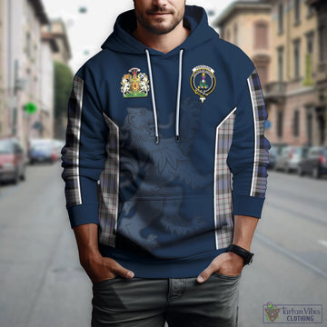 Ferguson Dress Tartan Hoodie with Family Crest and Lion Rampant Vibes Sport Style