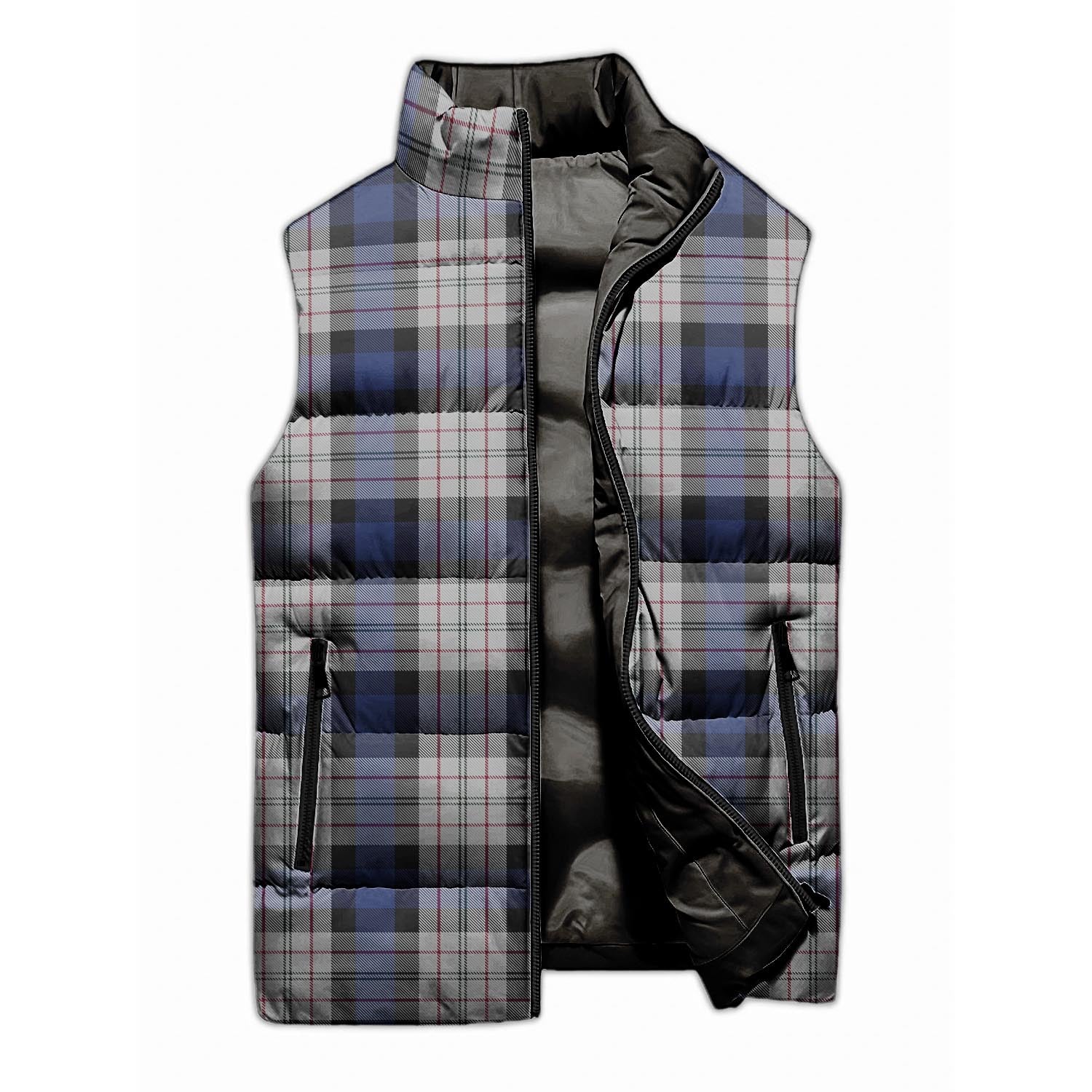 Ferguson Dress Tartan Sleeveless Puffer Jacket - Tartanvibesclothing