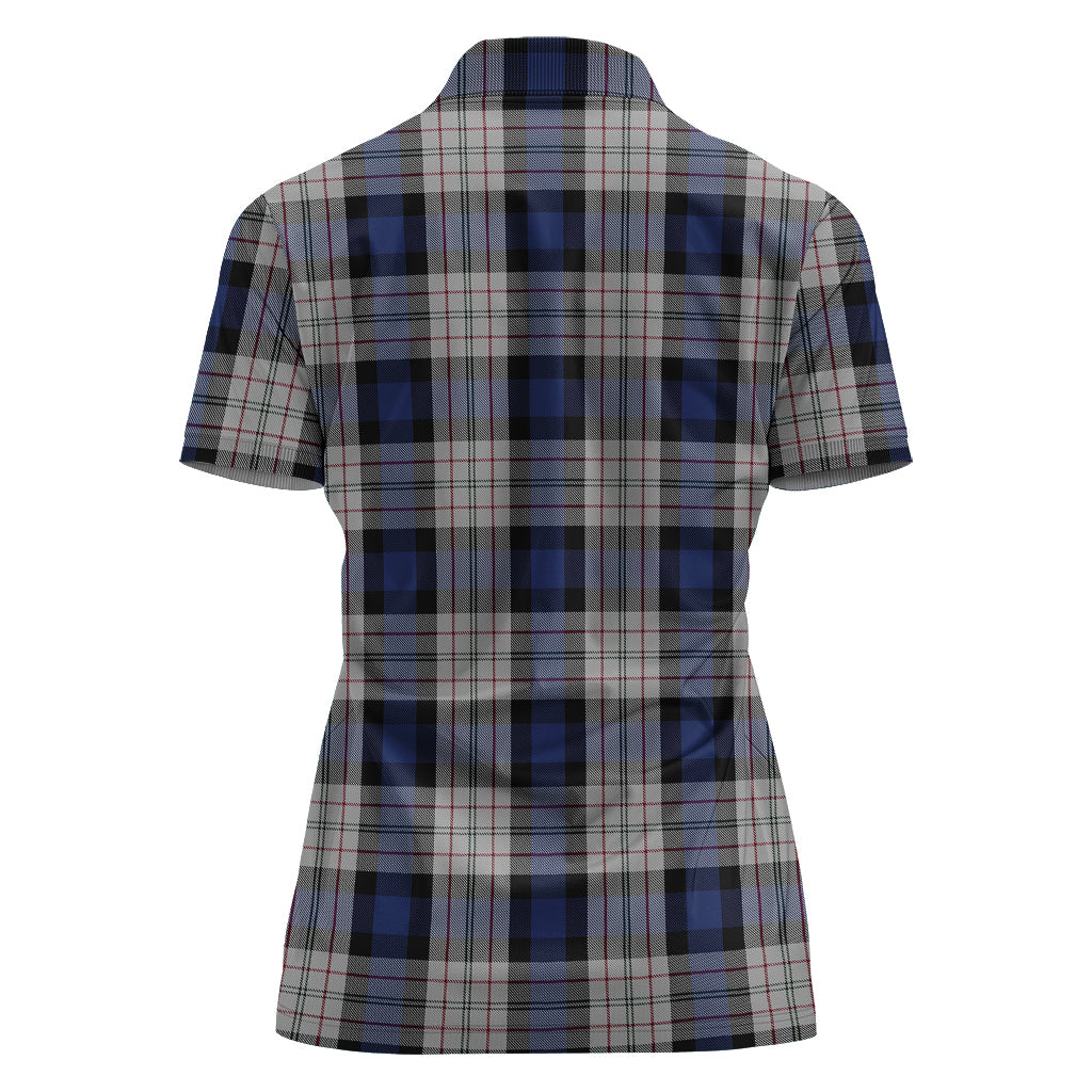 ferguson-dress-tartan-polo-shirt-with-family-crest-for-women
