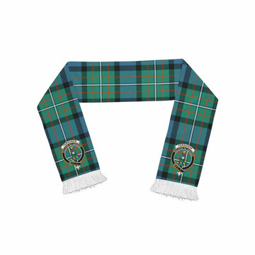 Tartan Vibes Clothing Ferguson (Fergusson) Tartan Ruffneck Scarf with Family Crest