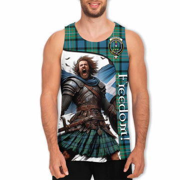 Ferguson (Fergusson) Crest Tartan Men's Tank Top Inspired by the Freedom of Scottish Warrior