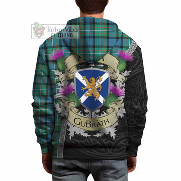 Ferguson (Fergusson) Tartan Family Crest Hoodie Lion Rampant Royal Thistle Shield Celtic Inspired