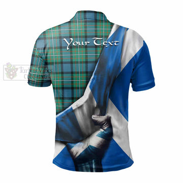 Ferguson (Fergusson) Tartan Polo Shirt with Family Crest Scotland Patriotic Style