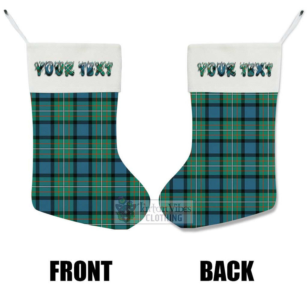 Tartan Vibes Clothing Ferguson (Fergusson) Tartan Christmas Stocking with Personalized Text