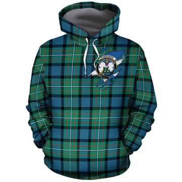 Ferguson (Fergusson) Clan Crest In Me Tartan Cotton Hoodie Scotland Flag Style