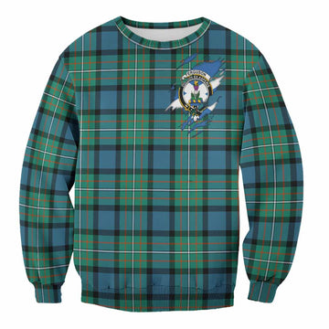 Ferguson (Fergusson) Clan Crest In Me Tartan Sweatshirt Scotland Flag Style