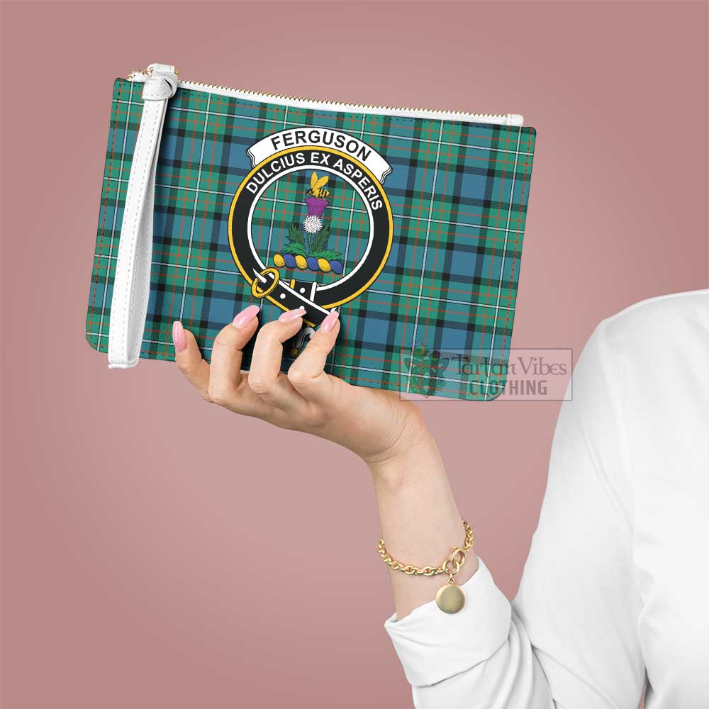 Tartan Vibes Clothing Ferguson (Fergusson) Family Crest Tartan Clutch Bag