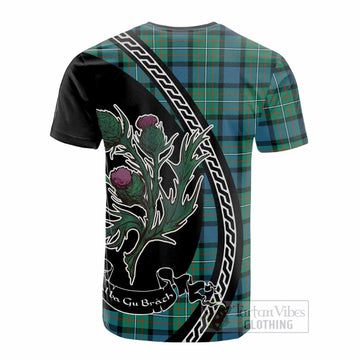 Ferguson (Fergusson) Family Crest Tartan Cotton T-shirt Alba Thistle Inspired