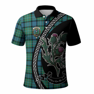 Ferguson (Fergusson) Family Crest Tartan Polo Shirt Alba Thistle Inspired