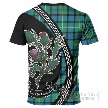 Ferguson (Fergusson) Family Crest Tartan T-Shirt Alba Thistle Inspired - Tartan Vibes Clothing