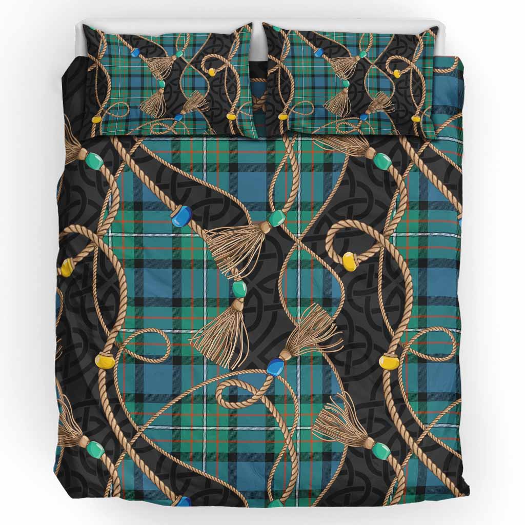 Ferguson (Fergusson) Scottish Tartan Twisted Ropes Stylized Bedding Set UK Bedding Set UK King 91*87 inch - Tartan Vibes Clothing