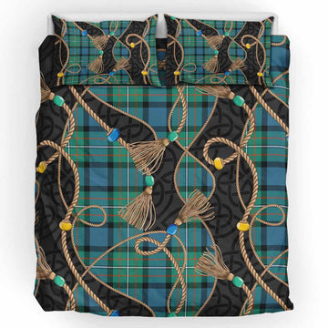 Ferguson (Fergusson) Scottish Tartan Twisted Ropes Stylized Bedding Set UK Bedding Set UK King 91*87 inch - Tartan Vibes Clothing