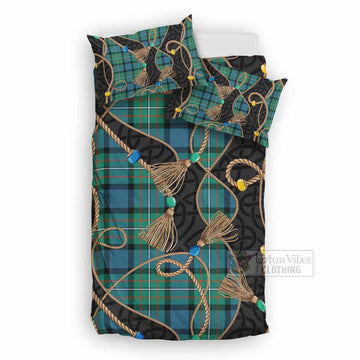 Ferguson (Fergusson) Scottish Tartan Twisted Ropes Stylized Bedding Set UK Bedding Set UK Double 79*79 inch - Tartan Vibes Clothing