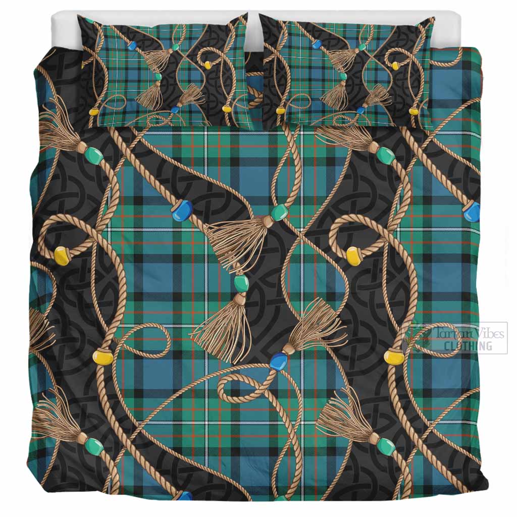 Ferguson (Fergusson) Scottish Tartan Twisted Ropes Stylized Bedding Set UK Bedding Set UK Super King 104*94 inch - Tartan Vibes Clothing