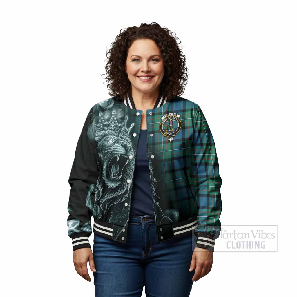 Ferguson (Fergusson) Tartan Baseball Jacket Roaring Lion Heritage