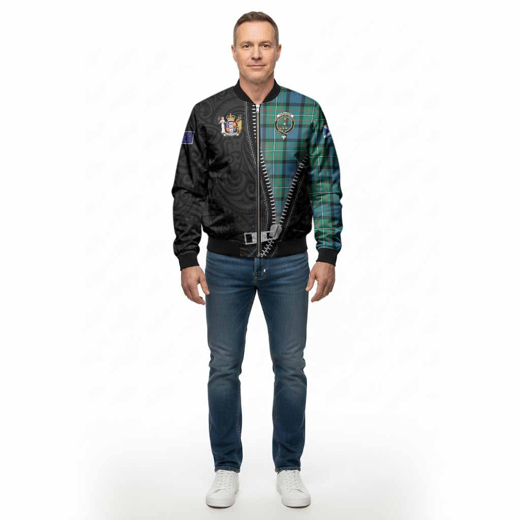 Ferguson (Fergusson) Tartan Bomber Jacket New Zealand Pattern Unique Zipper Stylized