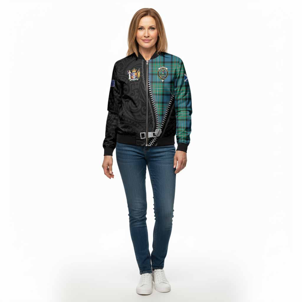 Ferguson (Fergusson) Tartan Bomber Jacket New Zealand Pattern Unique Zipper Stylized