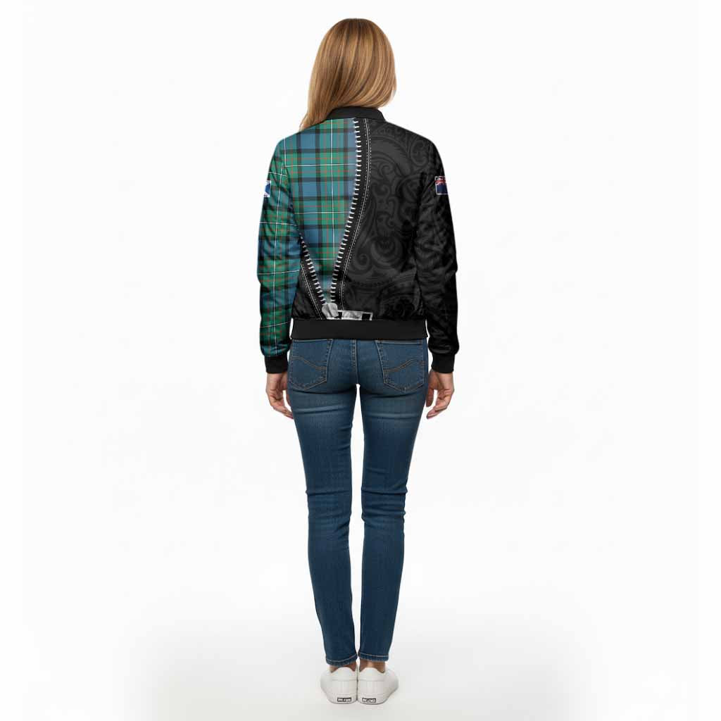 Ferguson (Fergusson) Tartan Bomber Jacket New Zealand Pattern Unique Zipper Stylized