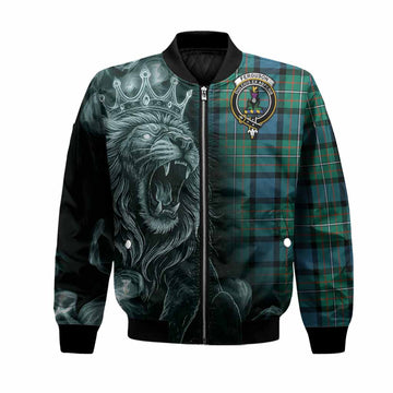 Ferguson (Fergusson) Tartan Bomber Jacket Roaring Lion Heritage