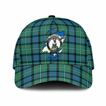 Ferguson (Fergusson) Tartan Classic Cap with Family Crest In Me Style