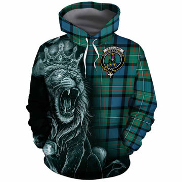 Ferguson (Fergusson) Tartan Cotton Hoodie Roaring Lion Heritage