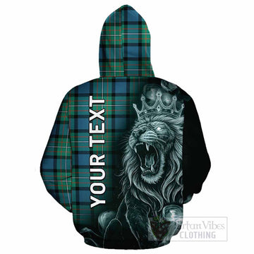 Ferguson (Fergusson) Tartan Cotton Hoodie Roaring Lion Heritage