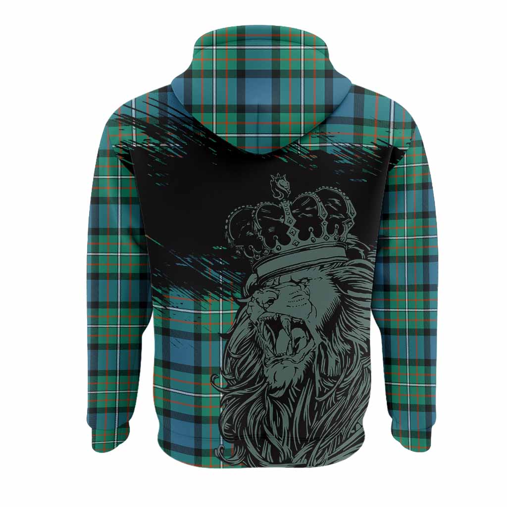 Ferguson (Fergusson) Tartan Crest Hoodie Crowned Lion Heritage Style