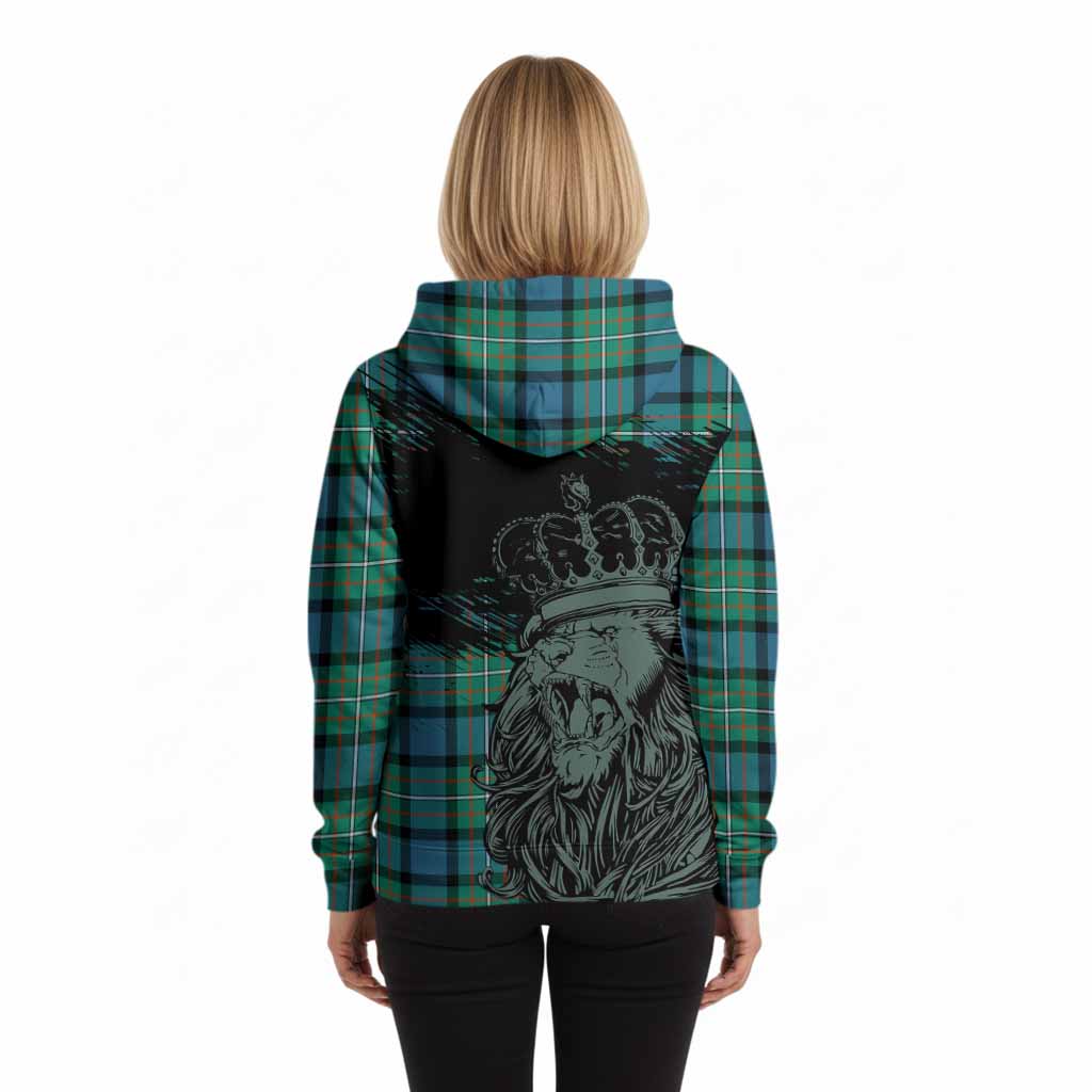 Ferguson (Fergusson) Tartan Crest Hoodie Crowned Lion Heritage Style