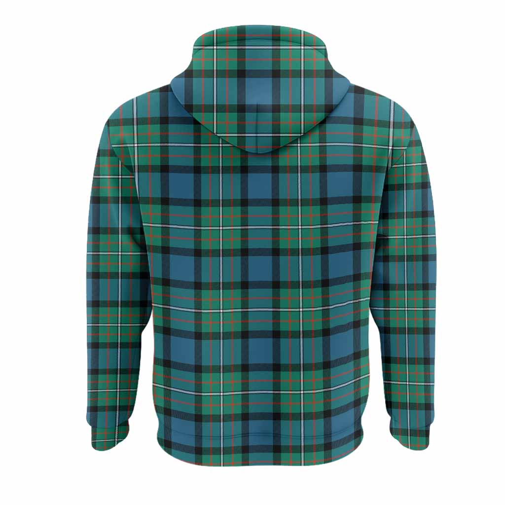 Ferguson (Fergusson) Tartan Crest Hoodie Ferocious Lion Style