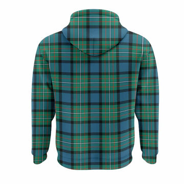 Ferguson (Fergusson) Tartan Crest Hoodie Ferocious Lion Style