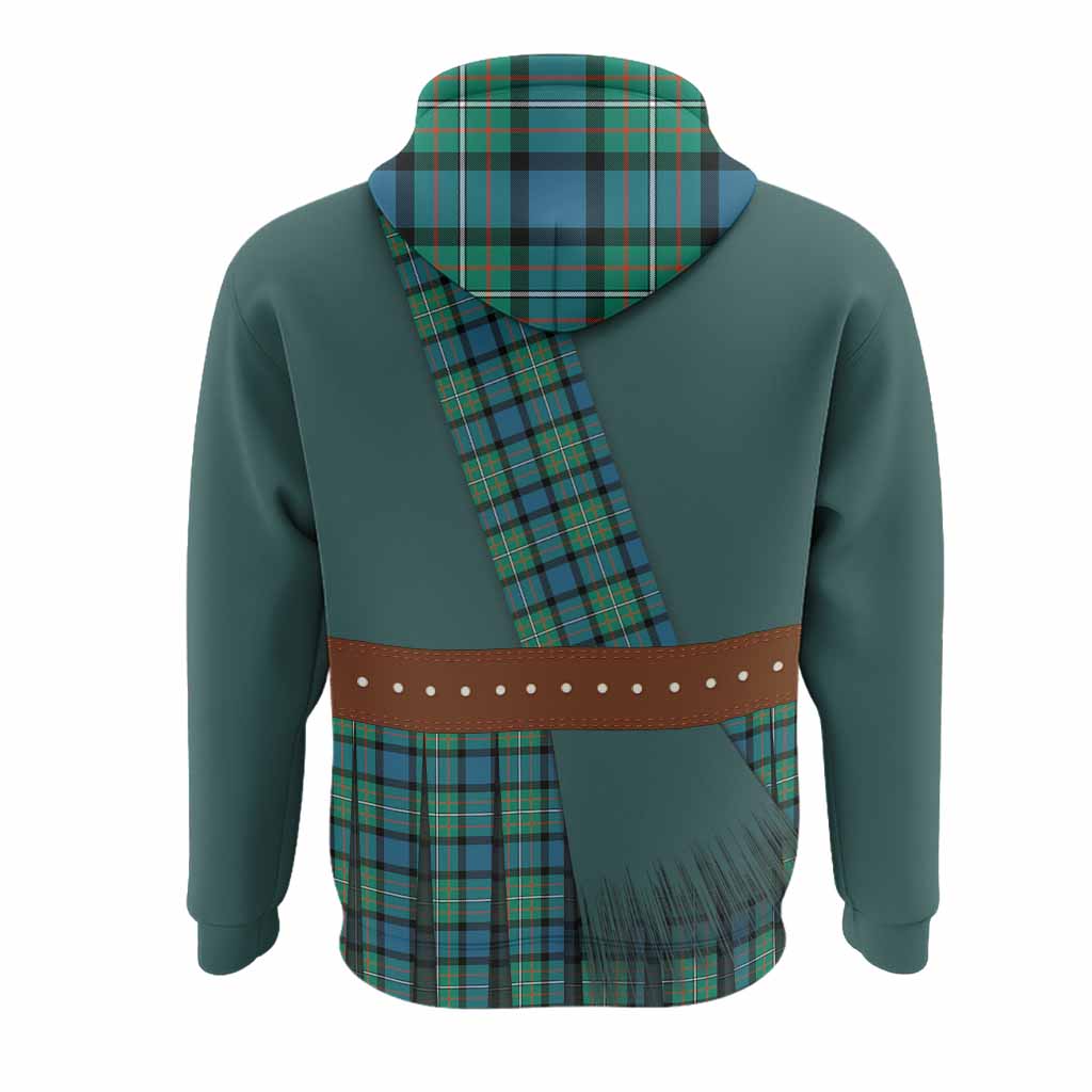 Ferguson (Fergusson) Tartan Crest Hoodie Kilt Costume Style