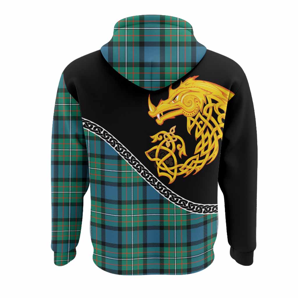 Ferguson (Fergusson) Tartan Crest Hoodie Legendary Dragon Knot Half Style