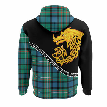 Ferguson (Fergusson) Tartan Crest Hoodie Legendary Dragon Knot Half Style