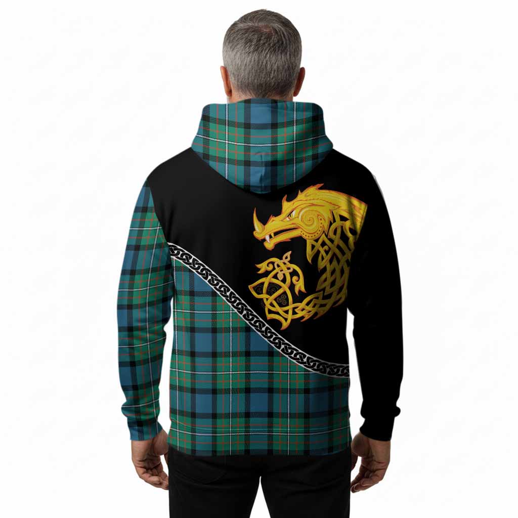 Ferguson (Fergusson) Tartan Crest Hoodie Legendary Dragon Knot Half Style