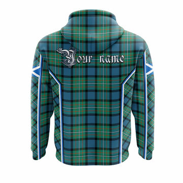 Ferguson (Fergusson) Tartan Crest Hoodie Scotland Coat of Arm Flag Style - Tartan Vibes Clothing