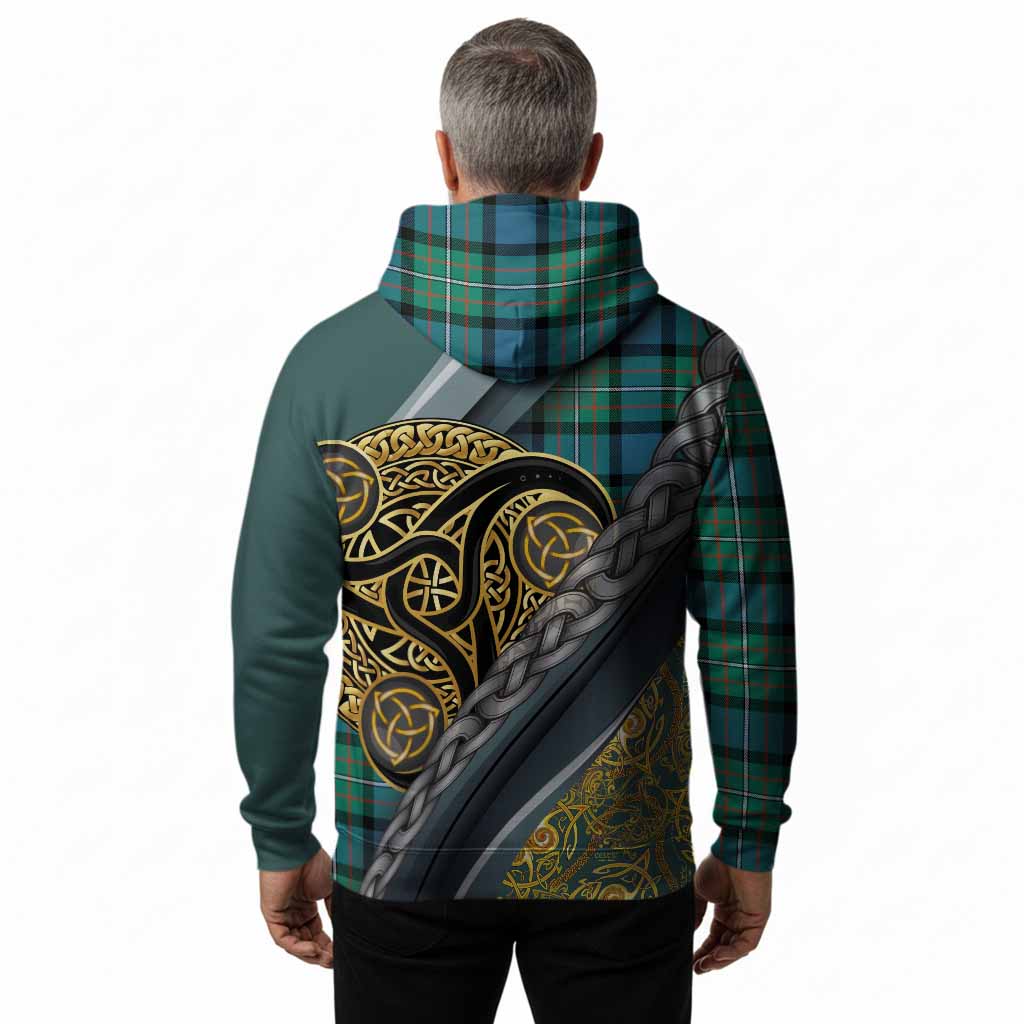 Ferguson (Fergusson) Tartan Crest Hoodie Scottish Triskele Celtic
