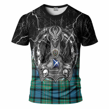 Ferguson (Fergusson) Tartan Crest T-Shirt Celtic Odin's Raven Legacy