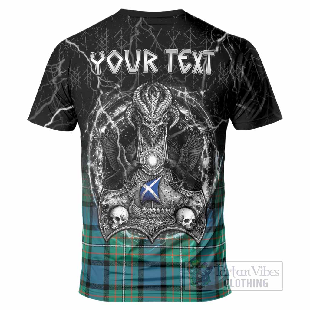 Ferguson (Fergusson) Tartan Crest T-Shirt Celtic Odin's Raven Legacy