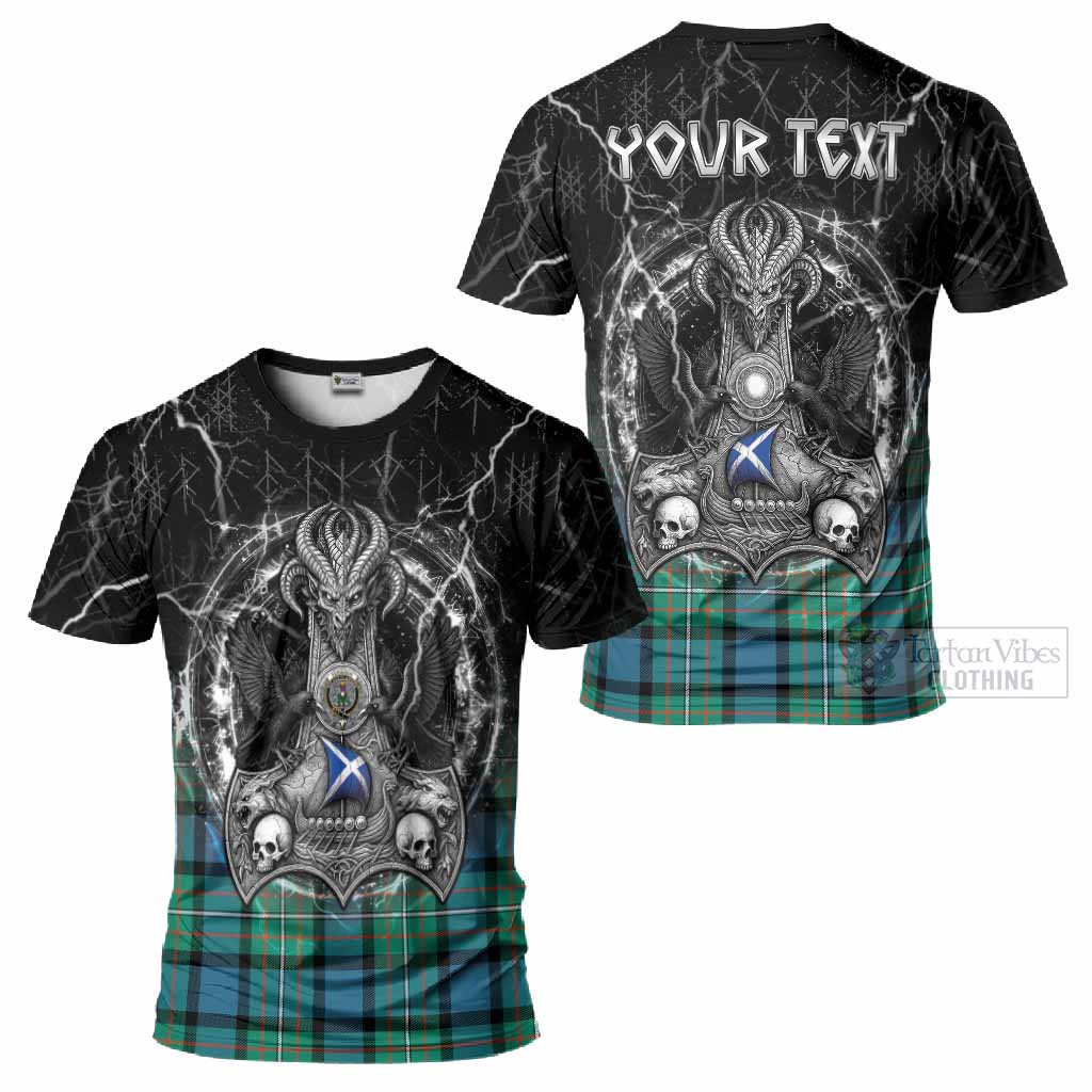 Ferguson (Fergusson) Tartan Crest T-Shirt Celtic Odin's Raven Legacy