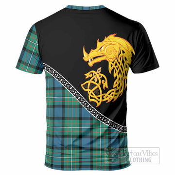 Ferguson (Fergusson) Tartan Crest T-Shirt Legendary Dragon Knot Half Style